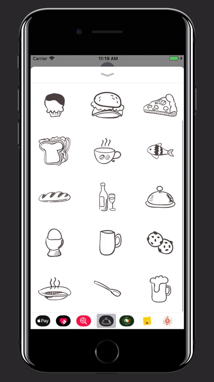 Hand drawn food: Eat and Drink