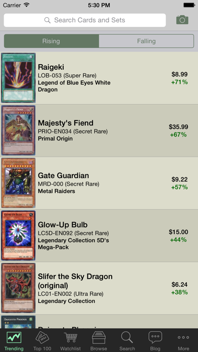 Card Prices: Yu-Gi-Oh Edition screenshot 1