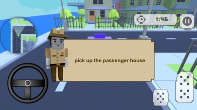 Blocky City Taxi Simualtor screenshot 3
