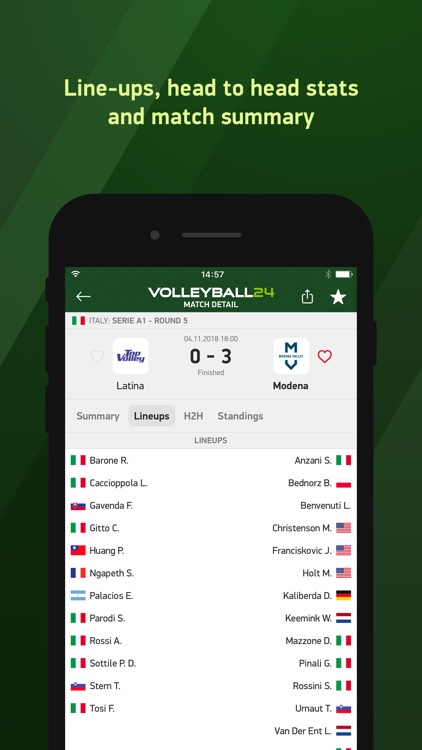 Volleyball 24 - live scores screenshot-3