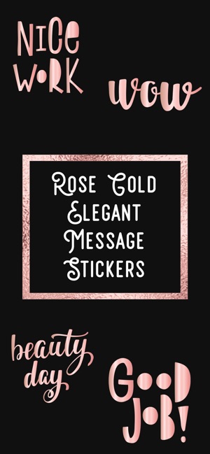 Rose Gold Elegant Stickers