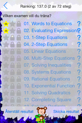 Middle School Algebra screenshot 2