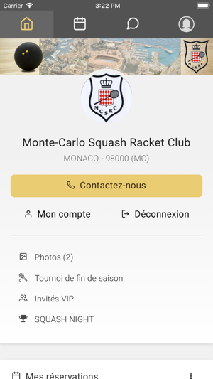 Monte-Carlo Squash Racket Club(圖1)-速報App