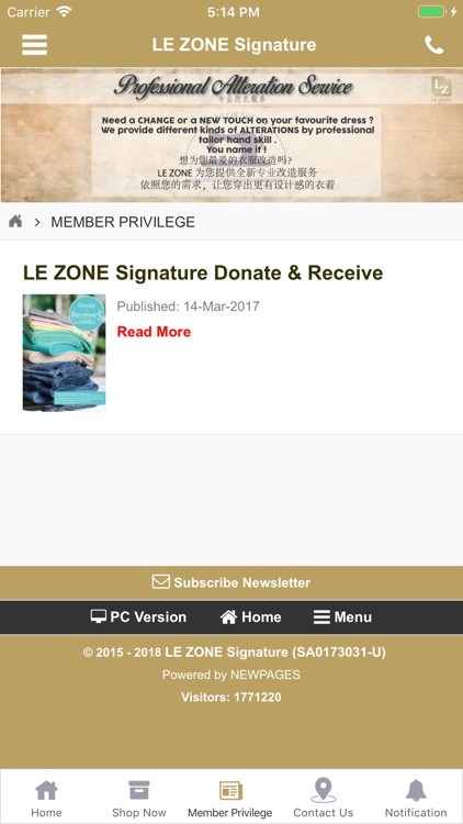 LE ZONE Signature screenshot-3