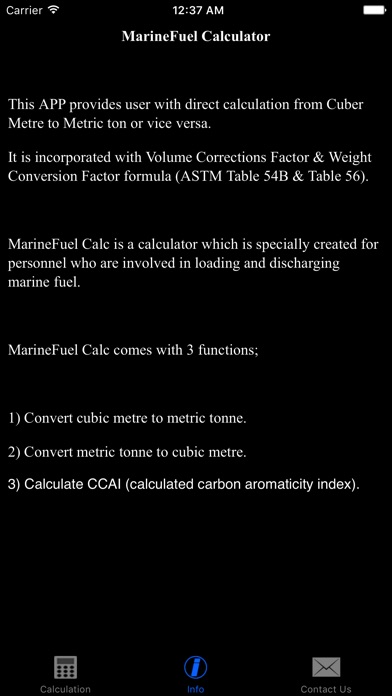 MarineFuel Calc screenshot 4