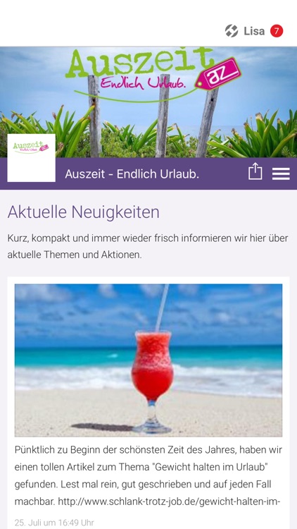 Auszeit - Endlich Urlaub.