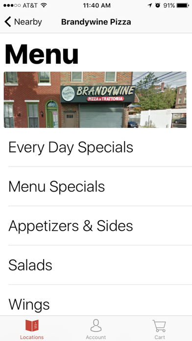 Brandywine Pizza & Trattoria screenshot 2