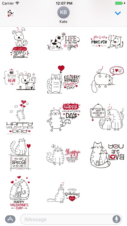 Cat, Dog and Bird Love