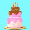 Happy Birthday Cake Stickers