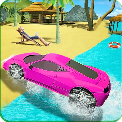 Water Surfer Car Simulator 2k17 icon