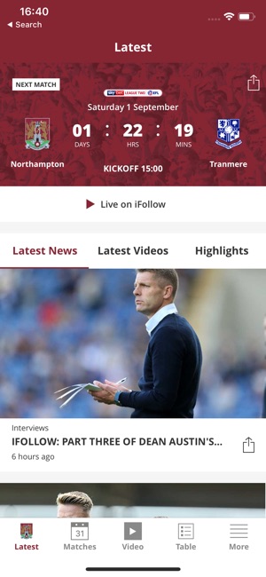 Northampton Town Official App(圖1)-速報App