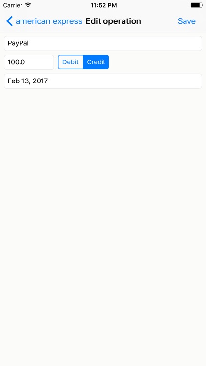 Simplified Account