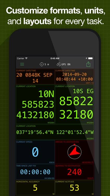 MilGPS - MGRS & USNG Grid GPS for Land Navigation screenshot-4