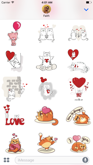 Cute Cats Emoji & Stickers for messages(圖4)-速報App