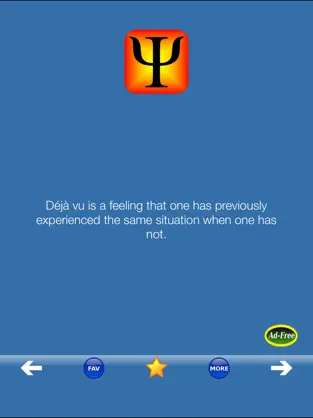 Bildschirmfoto 3 Psych Facts Flashcards Today! iphone