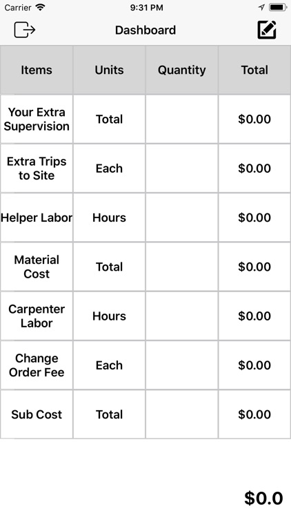 MR Change Order