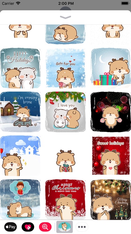Merry Christmas With Reindeer