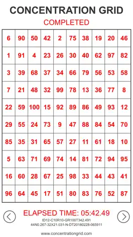 Game screenshot Concentration Grid apk