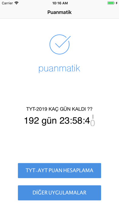 How to cancel & delete PuanMatik TYT-AYT Puan Hesapla from iphone & ipad 1