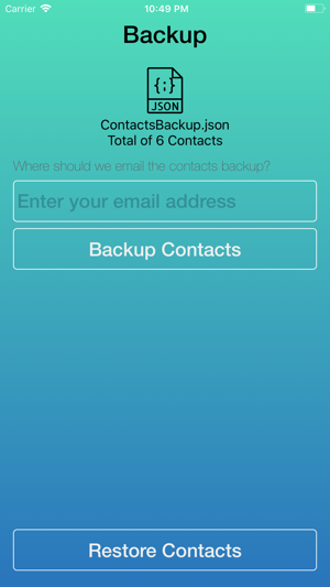 Easy Backup Contacts via Email(圖1)-速報App