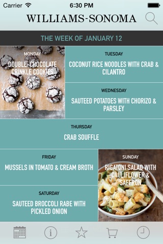 Williams Sonoma Recipes screenshot 2