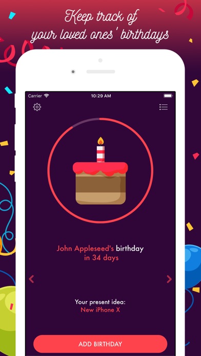 Birthday Countdown Timer screenshot 1