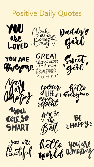 Daily Positive Affirmations Stickers(圖3)-速報App