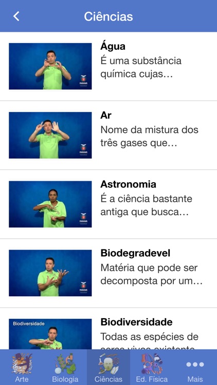 Sinalário Disciplinar em Libras screenshot-3