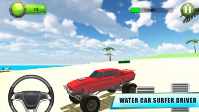 Water Surfer Car Racing screenshot 2