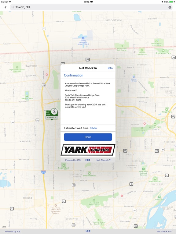 iPad Image of Yark Chrysler Jeep Dodge Ram