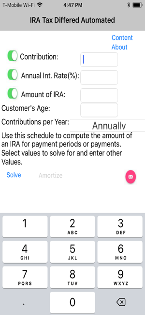 IRA Tax Differed Accumulation