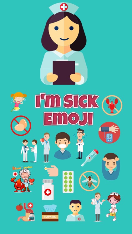 I’m Sick Emoji Stickers