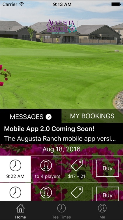 Augusta Ranch Golf Tee Times