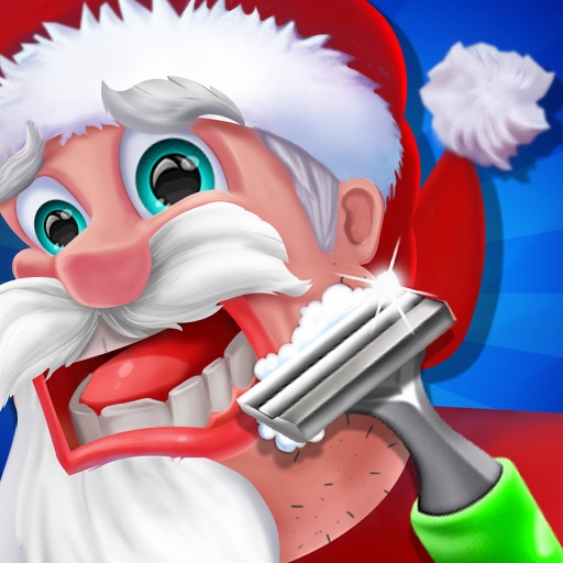 Santa Hair Shave Kids Games Icon