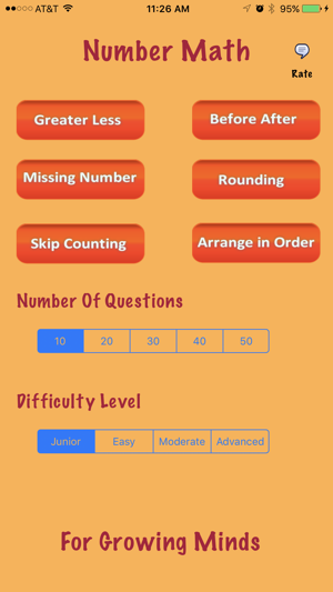 Number Math App