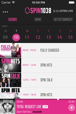 SPIN Radio App screenshot 3