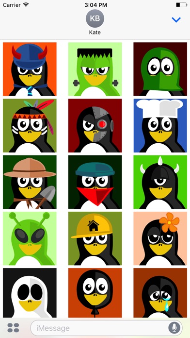 Penguins in Costume Stickers screenshot 3