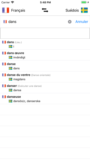 Dictionnaire Suédois-Français(圖2)-速報App