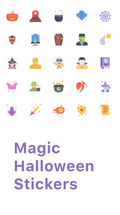 Magic Halloween Stickers