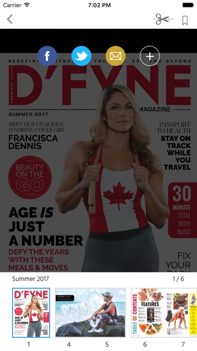 D'FYNE Fitness Magazine screenshot 2