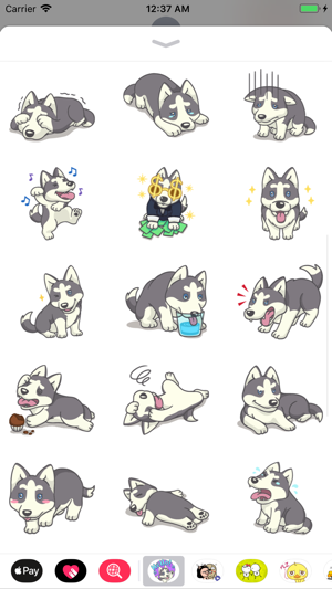 Husky Dog Stickers(圖3)-速報App