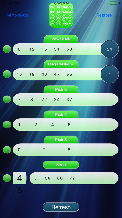 My Lottery App screenshot 2