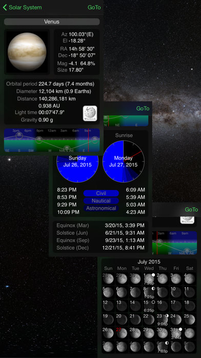 GoSkyWatch Planetarium - the astronomy star guide Screenshot 4