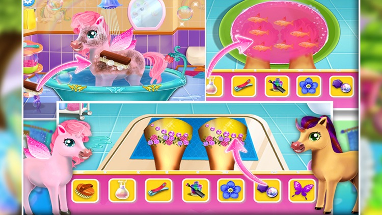 Rainbow Pony Twins Day Care