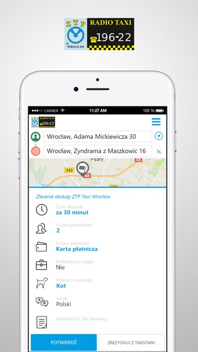 ZTP Taxi Wrocław screenshot 3