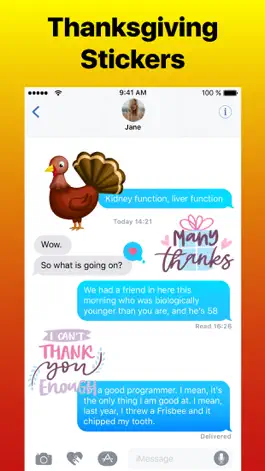 Game screenshot Happy Thanksgiving Sticker App hack