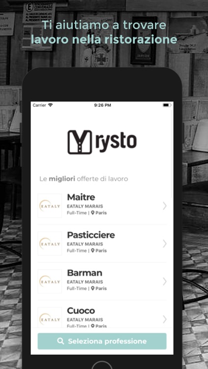 Rysto - Lavoro  ristorazione