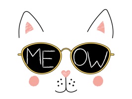Adorable Cat SMS Stickers Pack