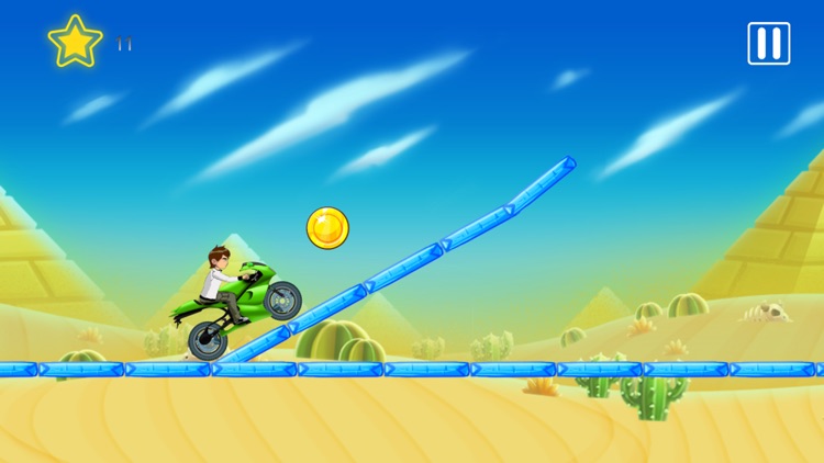 ben moto biker: motorbike race