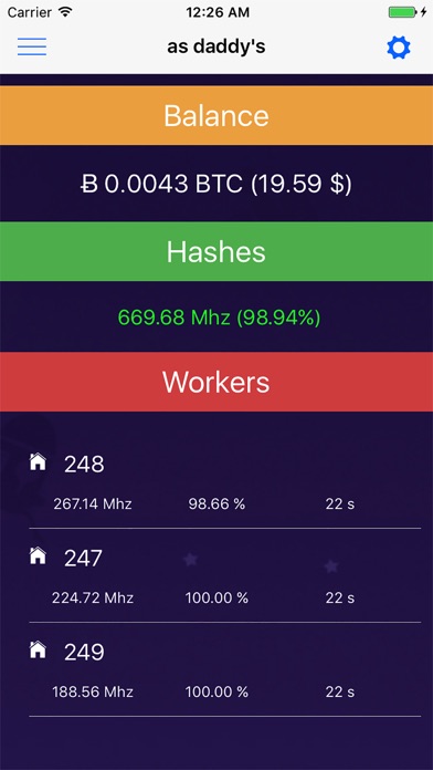 Cryptocurrency Mining Monitor screenshot 2